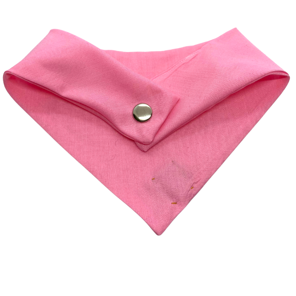 Marshmallow Pink Handmade Dog Bandana - Wüuf