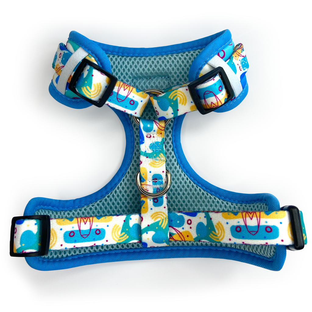 Blue Doggy Doodle Dog Bandana - Wüuf