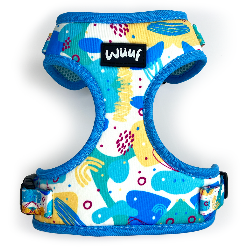 Blue Doggy Doodle Dog Bandana - Wüuf