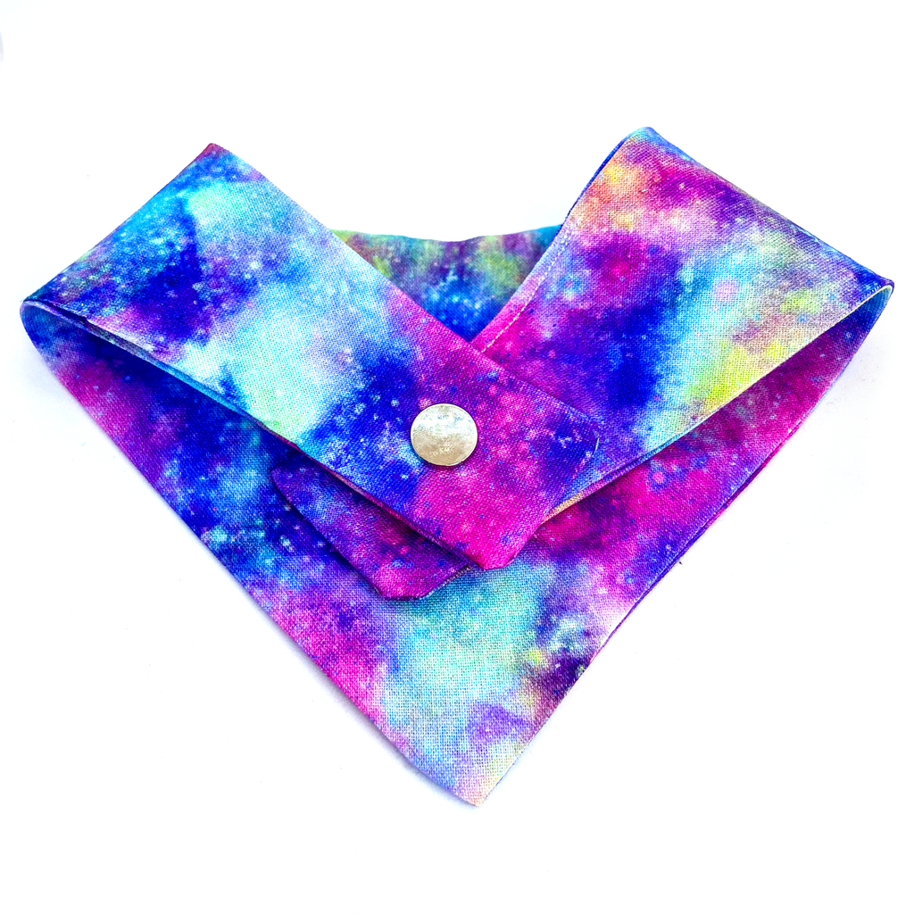 Galaxy Rainbow Handmade Dog Bandana - Wüuf