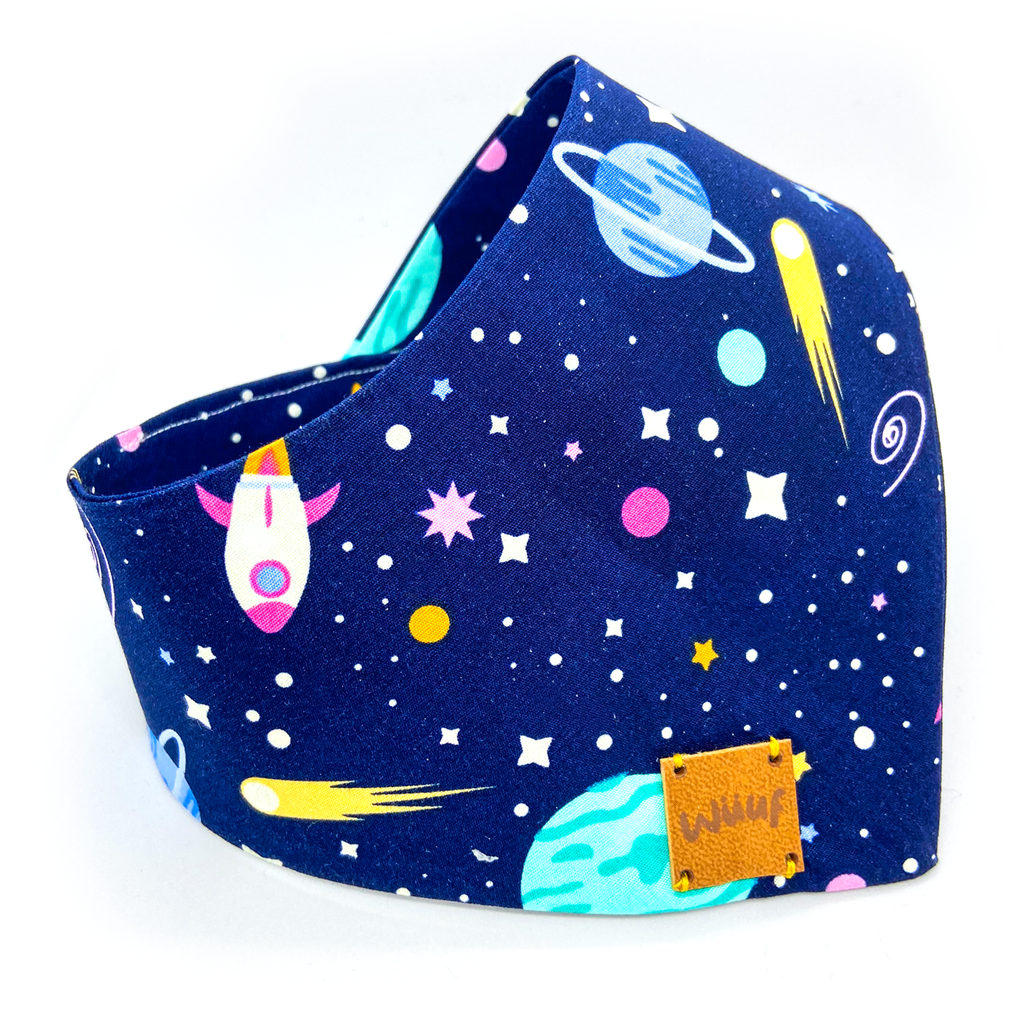 Galactic Space Handmade Dog Bandana - Wüuf